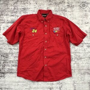 Chase Authentics Jeff Gordon #24 DuPont Motorsports Shirt Red L Short Sleeve